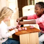 Masuta Copii Picnic si Activitati ZidZed de Gradina cu 2 bancute din lemn de Cedru AXI